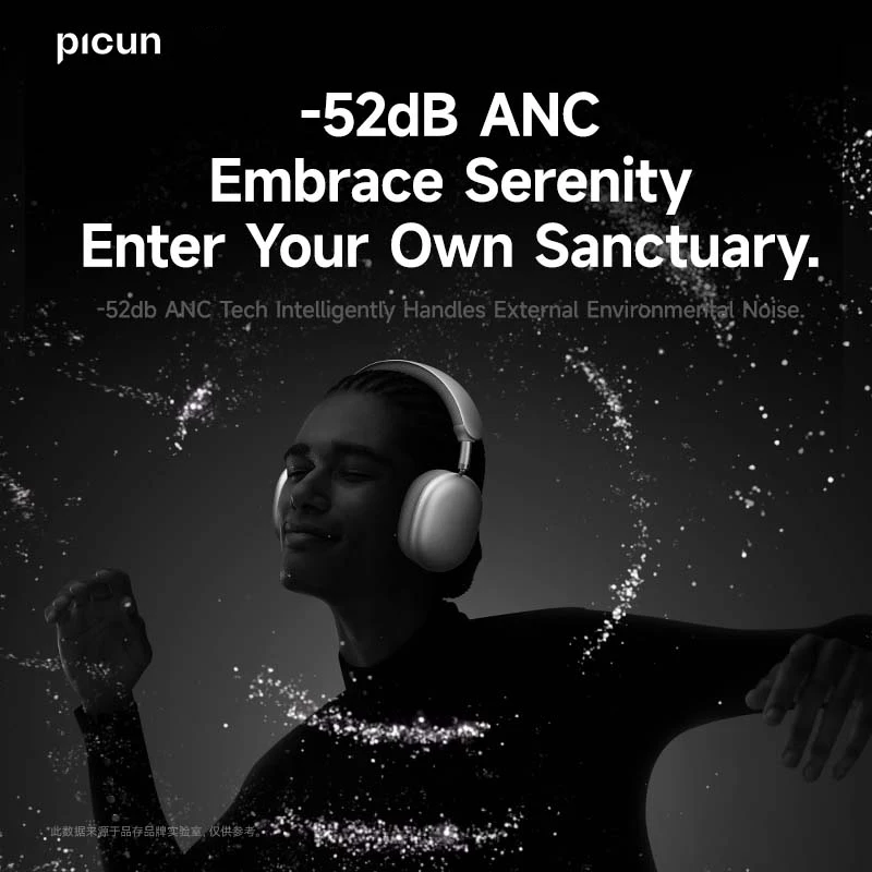 Picun f8 pro anc беспроводные наушники - Фотография_3
