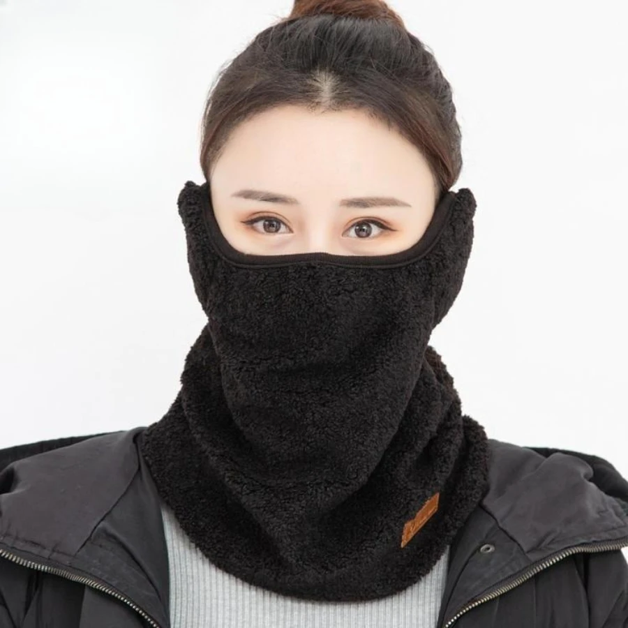 Новые женские теплые плюшевые наушники - Фотография_5