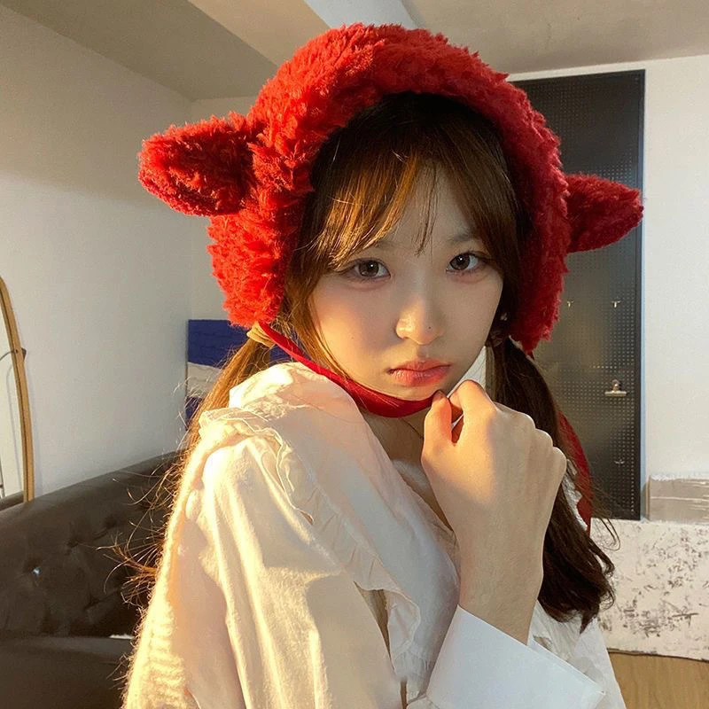 Японские милые наушники с ушками щенка