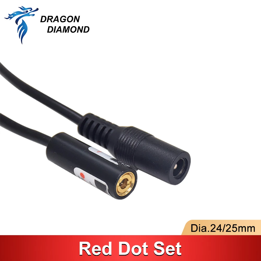 Набор диодов dragon diamond с красной точкой диаметром - Фотография_3