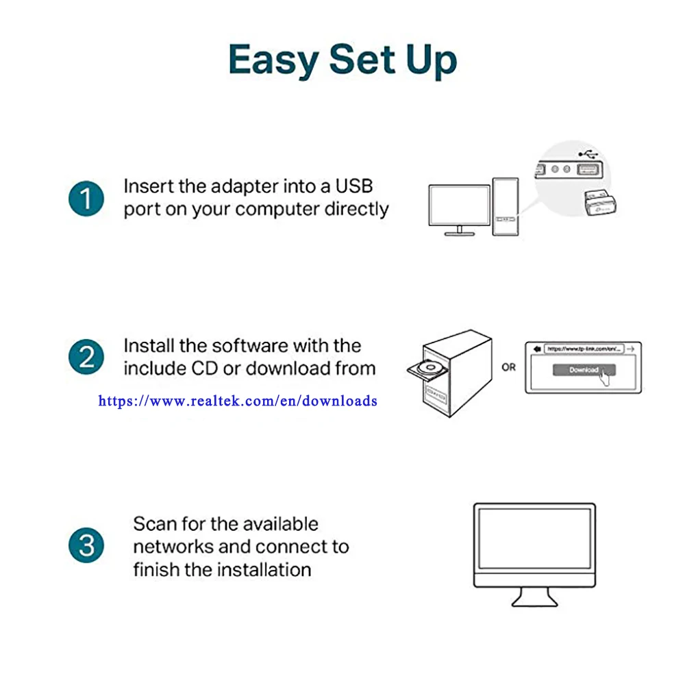 Мини-usb wi-fi адаптер 150 м беспроводная - Фотография_6