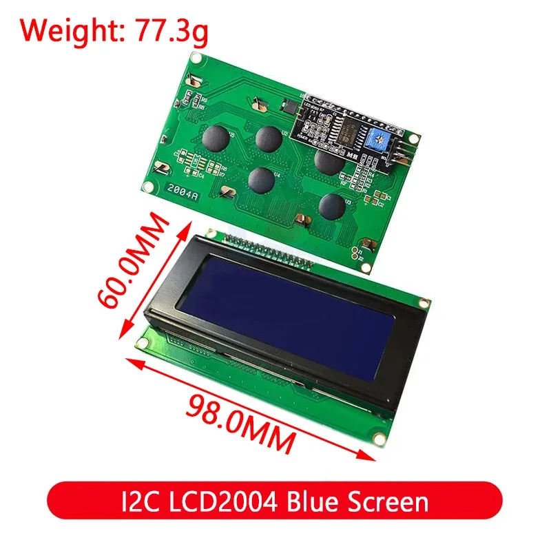 Жк-модуль, сине-зеленый экран для arduino 0802 1602 2004 12864 - Фотография_5