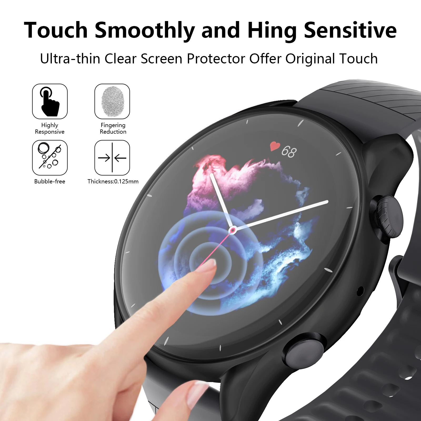 Защитный чехол для экрана huami amazfit gtr 3/gtr 3 pro - Фотография_2