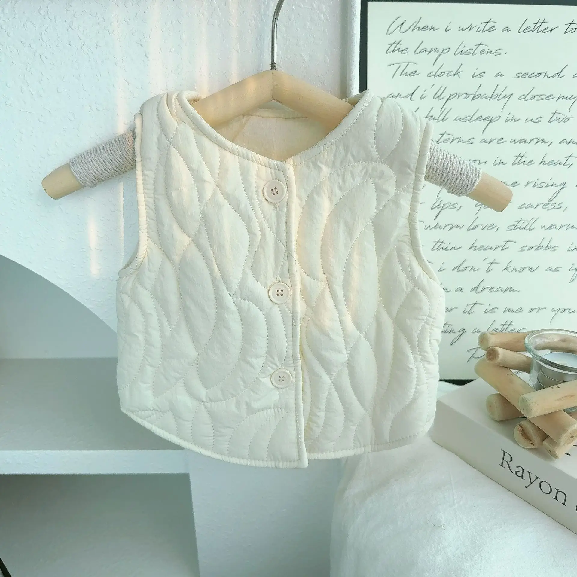 Осень 202, новый детский жилет без рукавов - Фотография_5