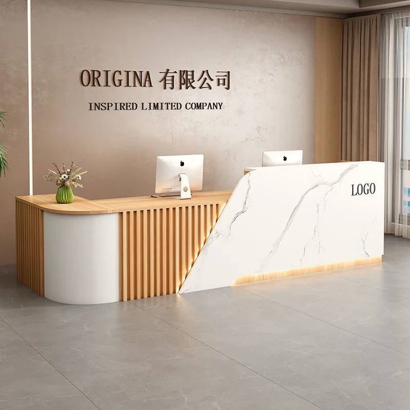 Простая роскошная стойка регистрации - Фотография_5