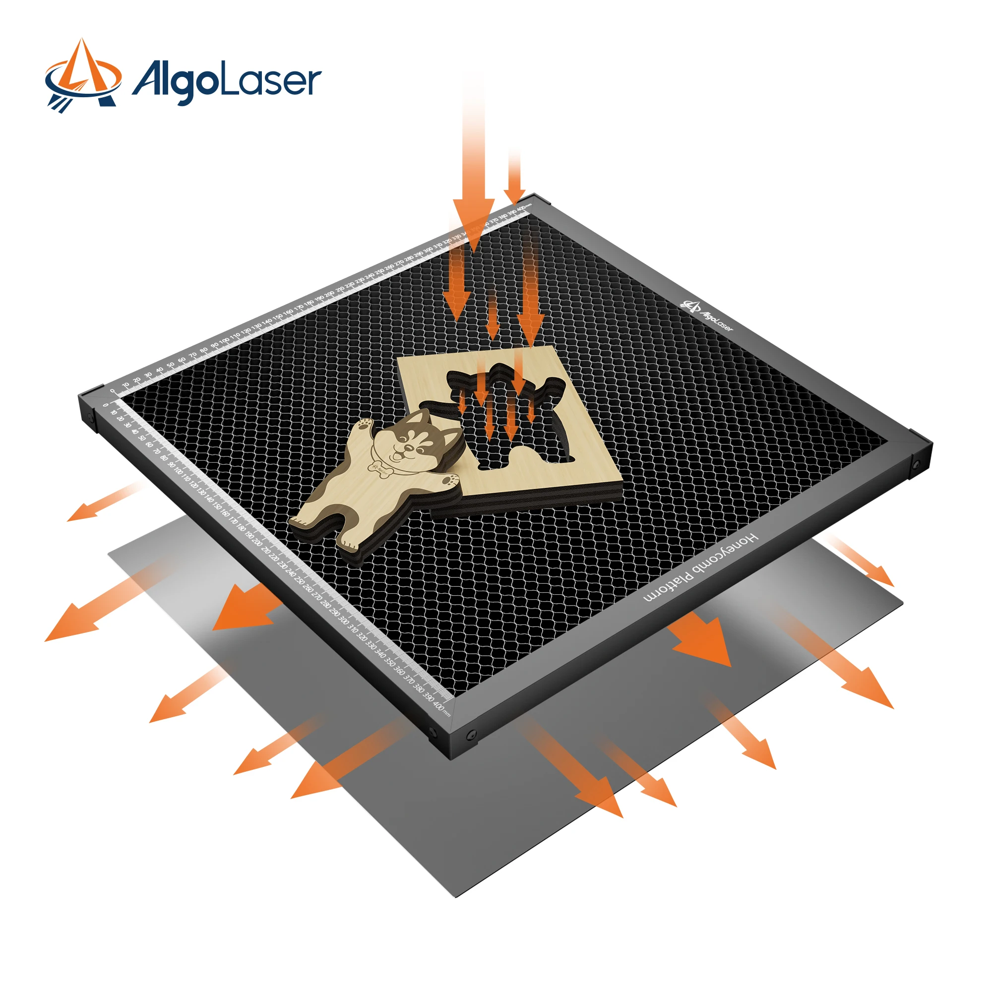 Набор рабочих панелей на сотовой платформе algolaser для лазерного гравера - Фотография_2