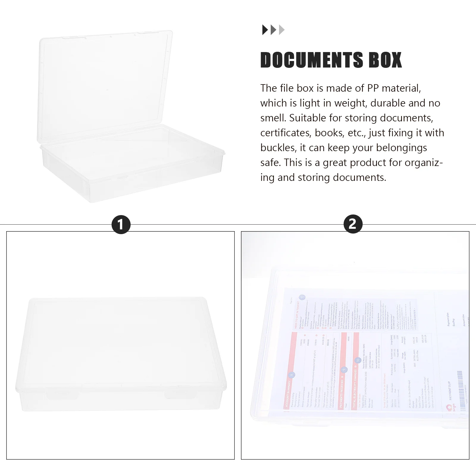 Коробка для хранения файлов из полипропилена - Фотография_6