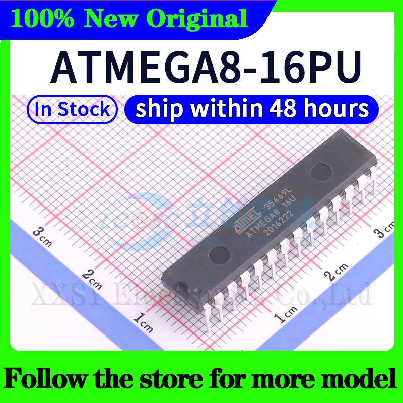 Atmega8a-pu atmega8-16pu atmega8l-8pu - Фотография_3