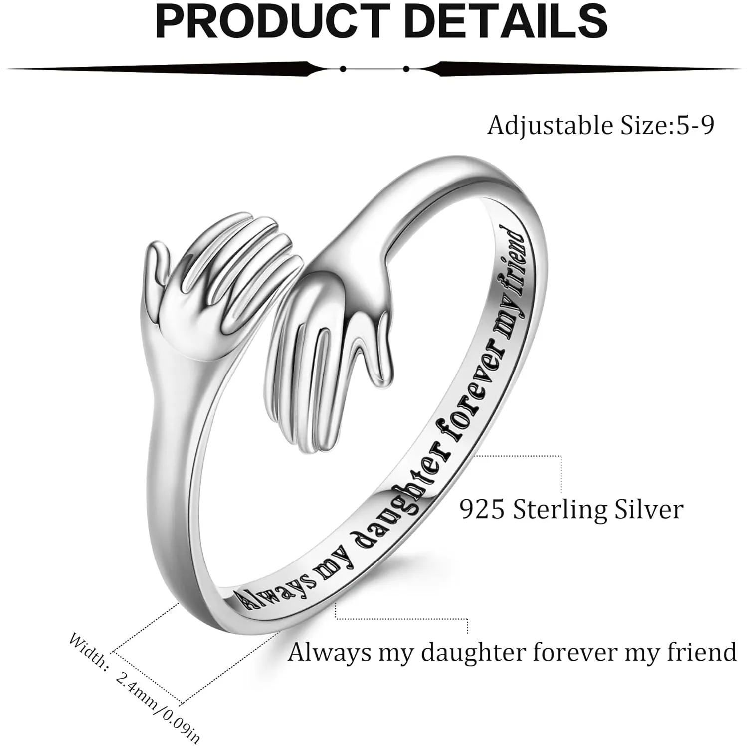 Fansilver s925 кольцо для объятий - Фотография_2