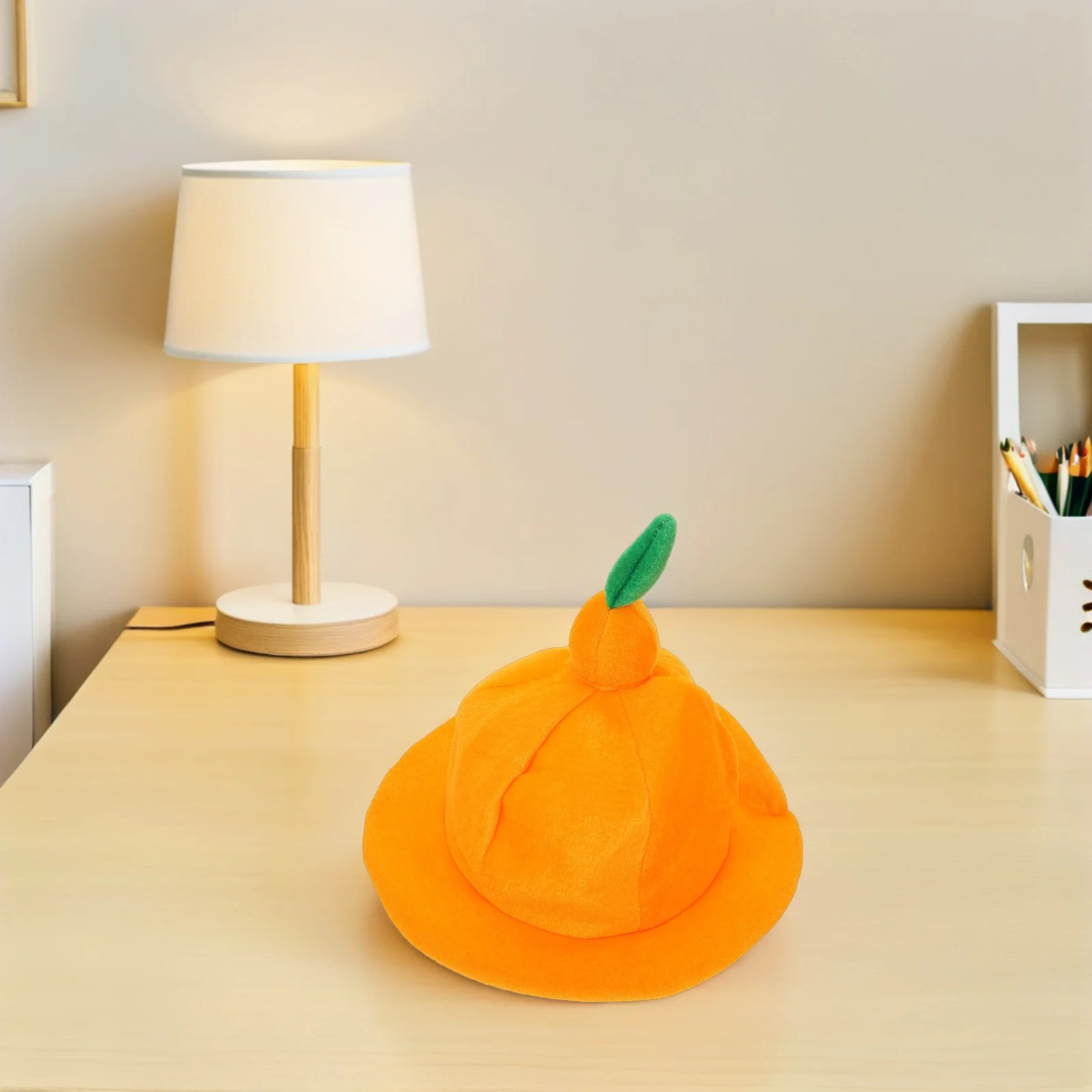 Головной убор оранжевый костюм - Фотография_2