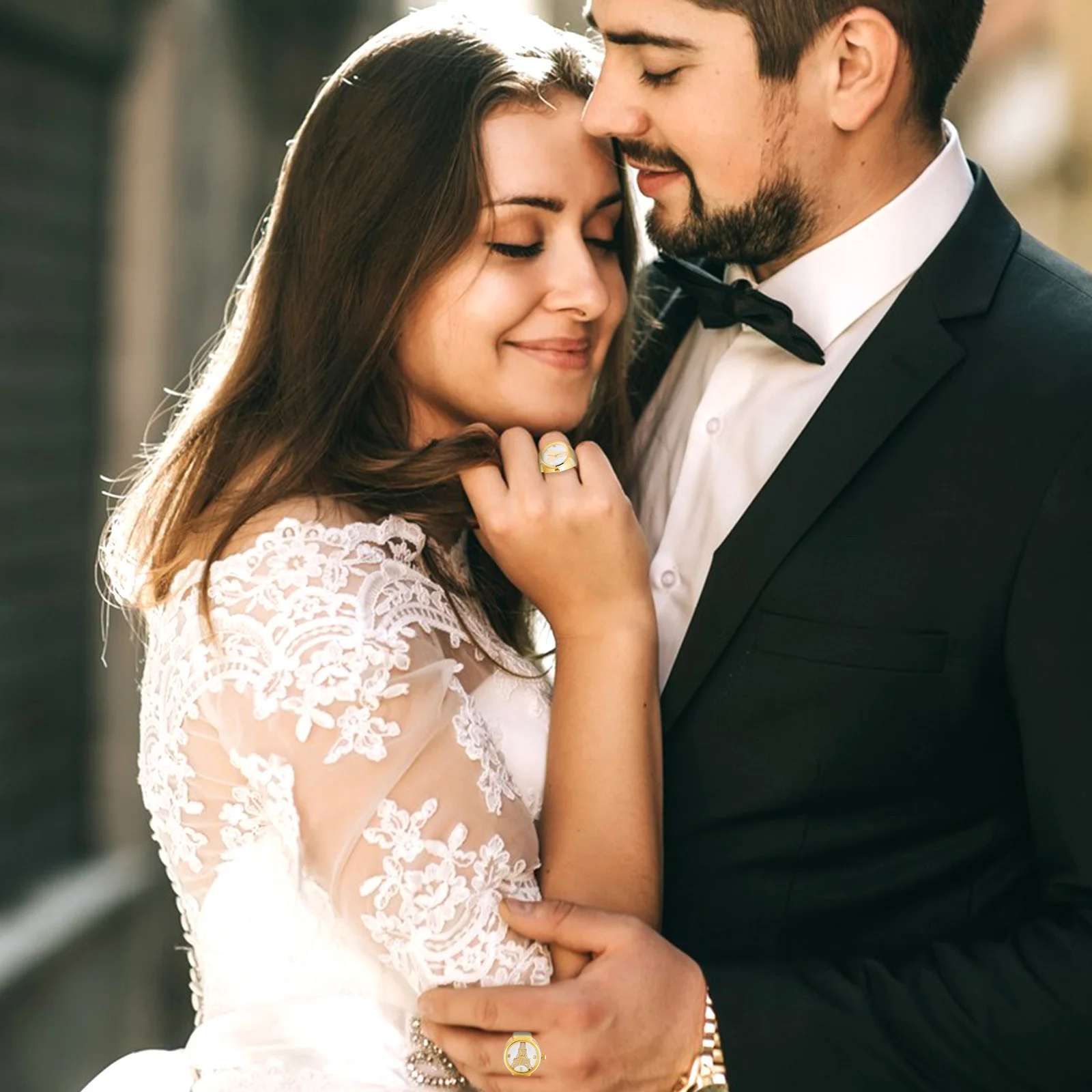 Часы-кольца, винтажные часы-кольца для мужчин и женщин - Фотография_2