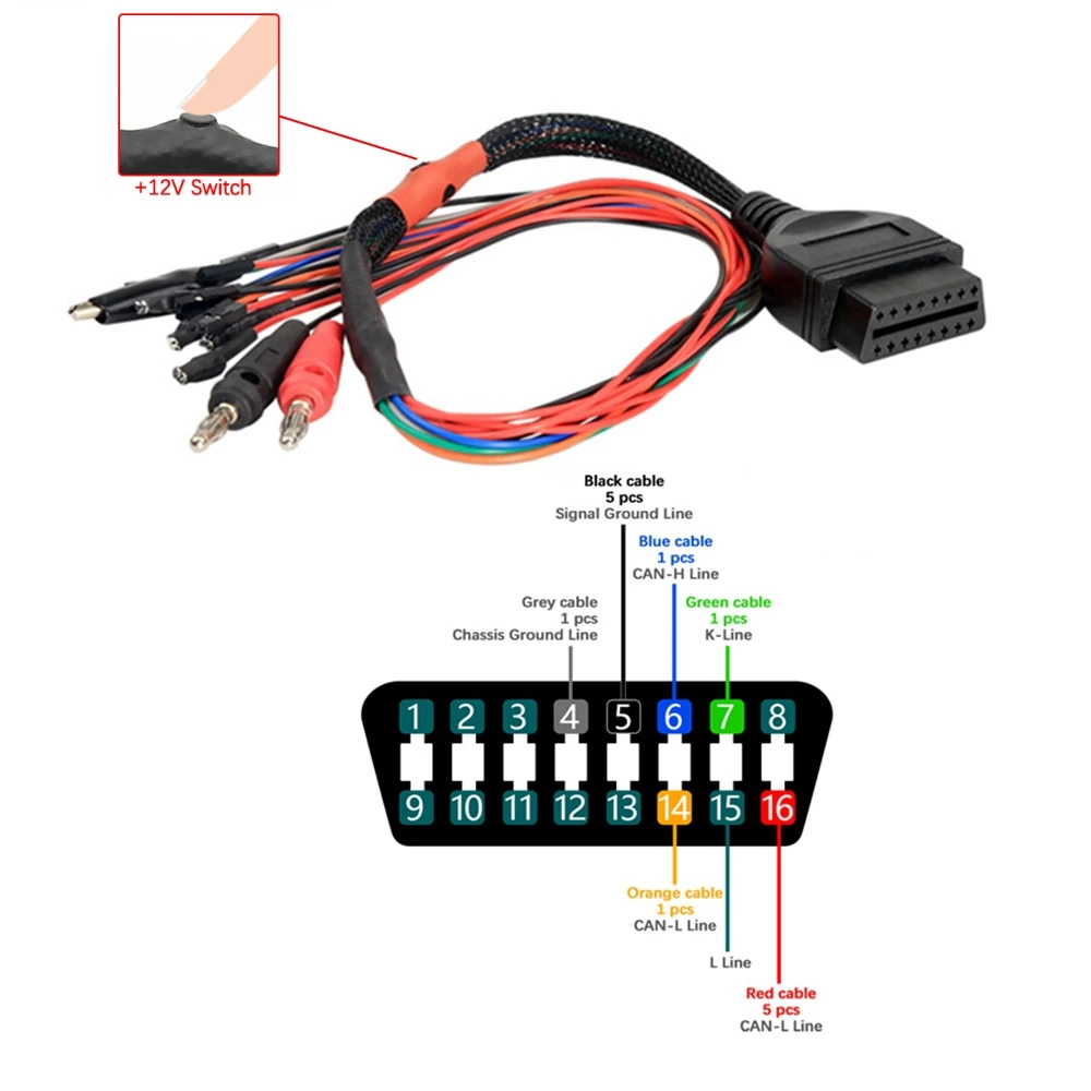 Новейший кабель mpps v21 v18 obd2 tricore для mpps v18 - Фотография_4