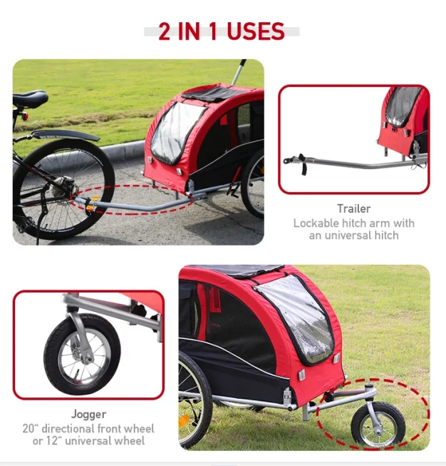 Велосипедная коляска с двойными - Фотография_5