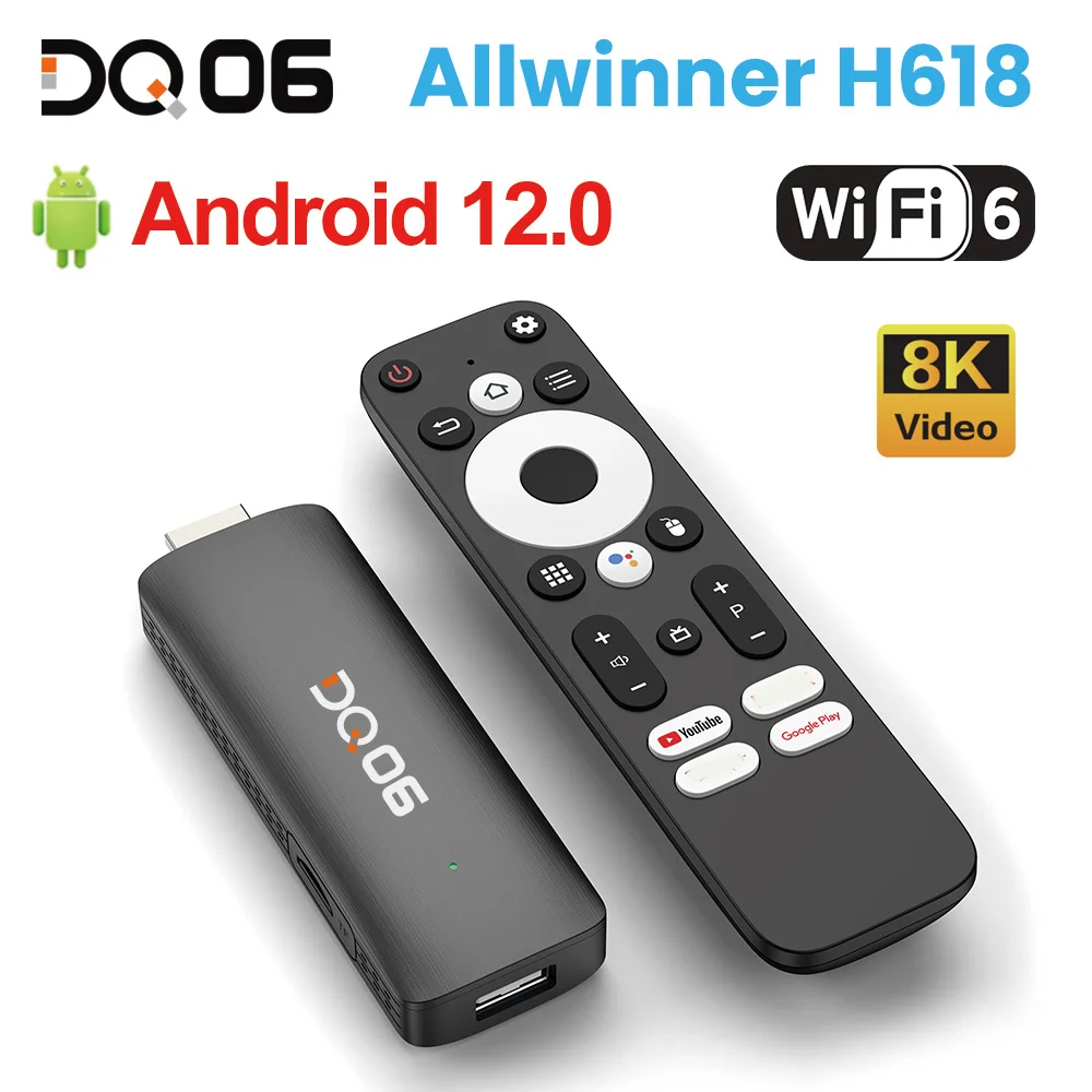 Мини-тв-приставка dq06 atv на базе android 12