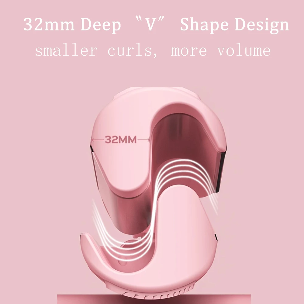 Stlfpented 32 мм волнистые бигуди для волос русалки - Фотография_3