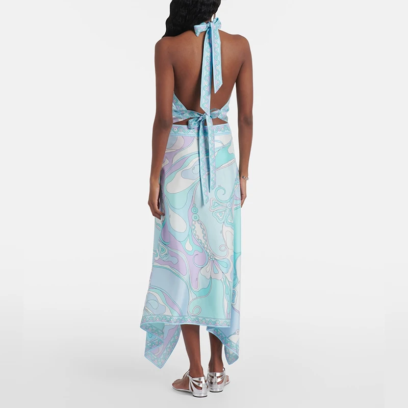 Повседневная женская одежда с принтом для отпуска - Фотография_2