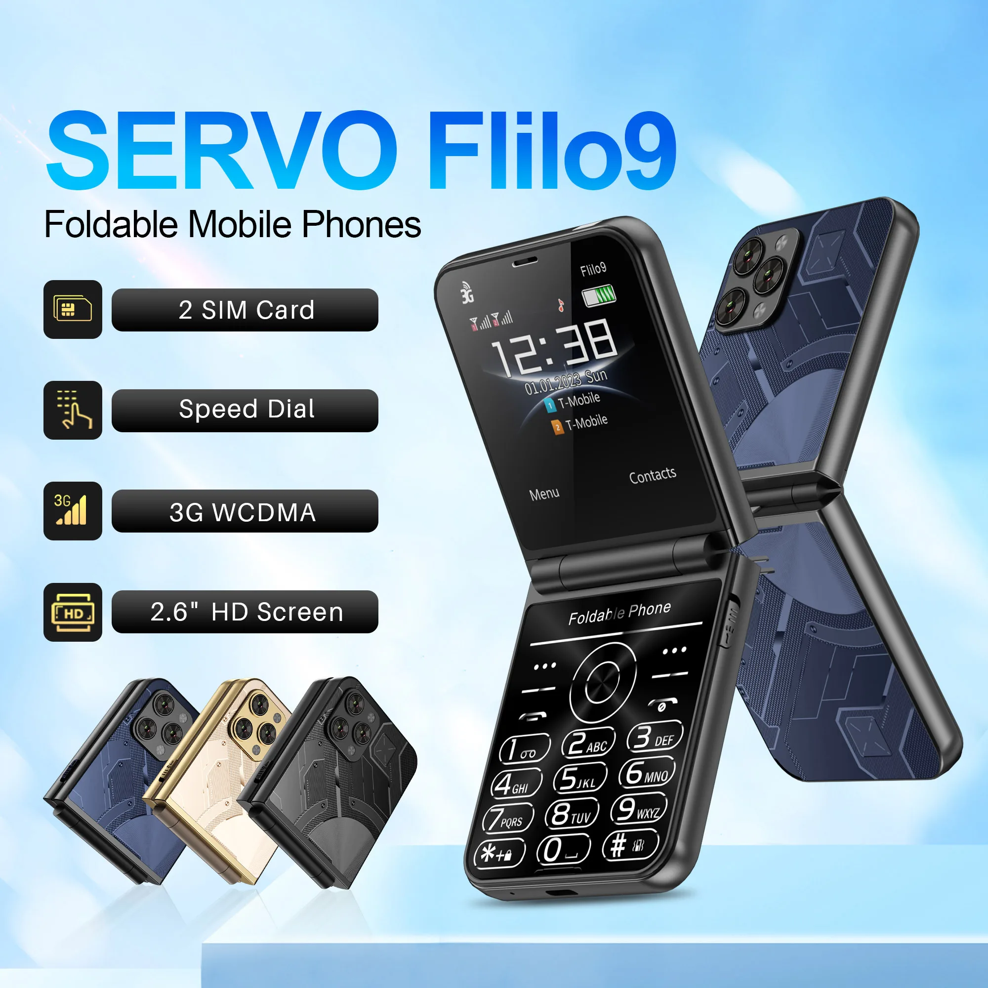 Servo flilo9 складной мобильный