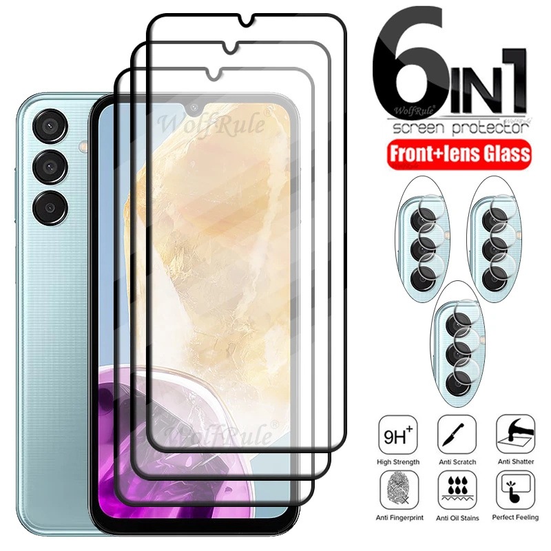 6 в 1 для samsung galaxy m15 стекло