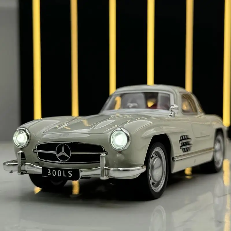 1:32 mercedes-benz 300sl модель автомобиля из сплава - Фотография_5