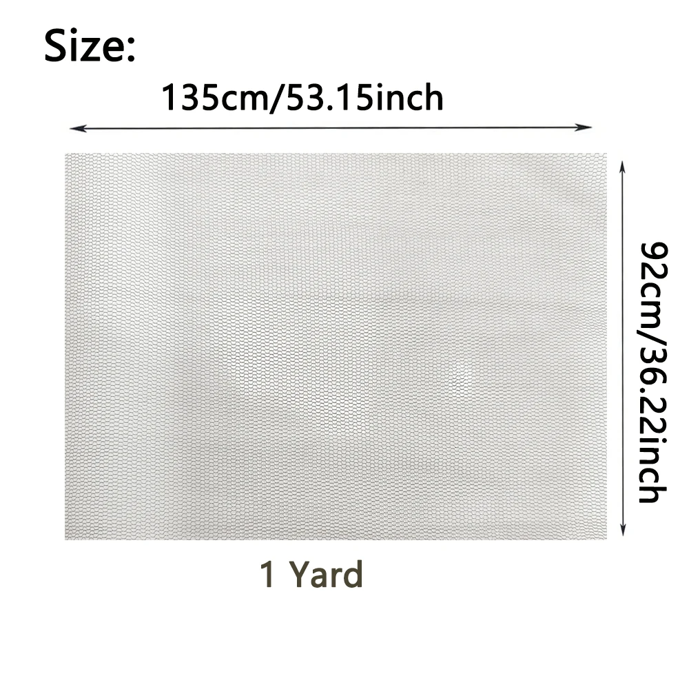 1 ярд швейцарской кружевной сетки для изготовления парика - Фотография_4