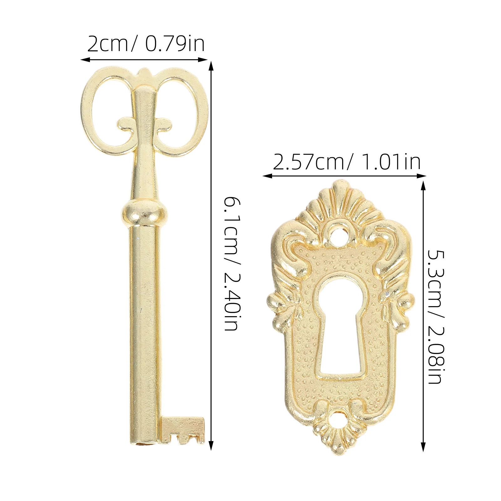 1 комплект, винтажный замок для шкафа - Фотография_5