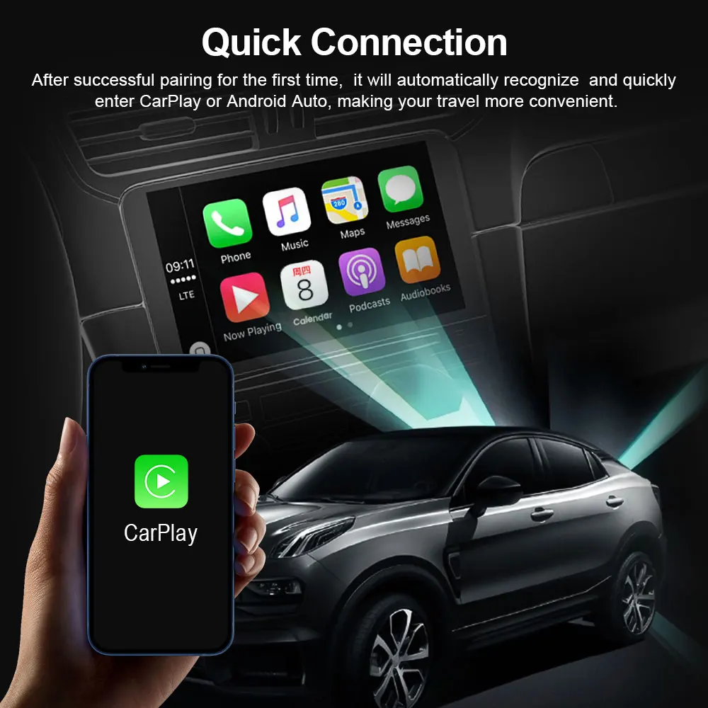 Bluetooth 5,0 новый 2 в 1 carplay - Фотография_5