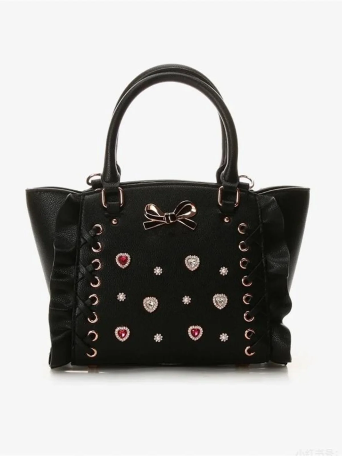 Сумка в стиле лолиты на шнуровке с крестом - Фотография_5