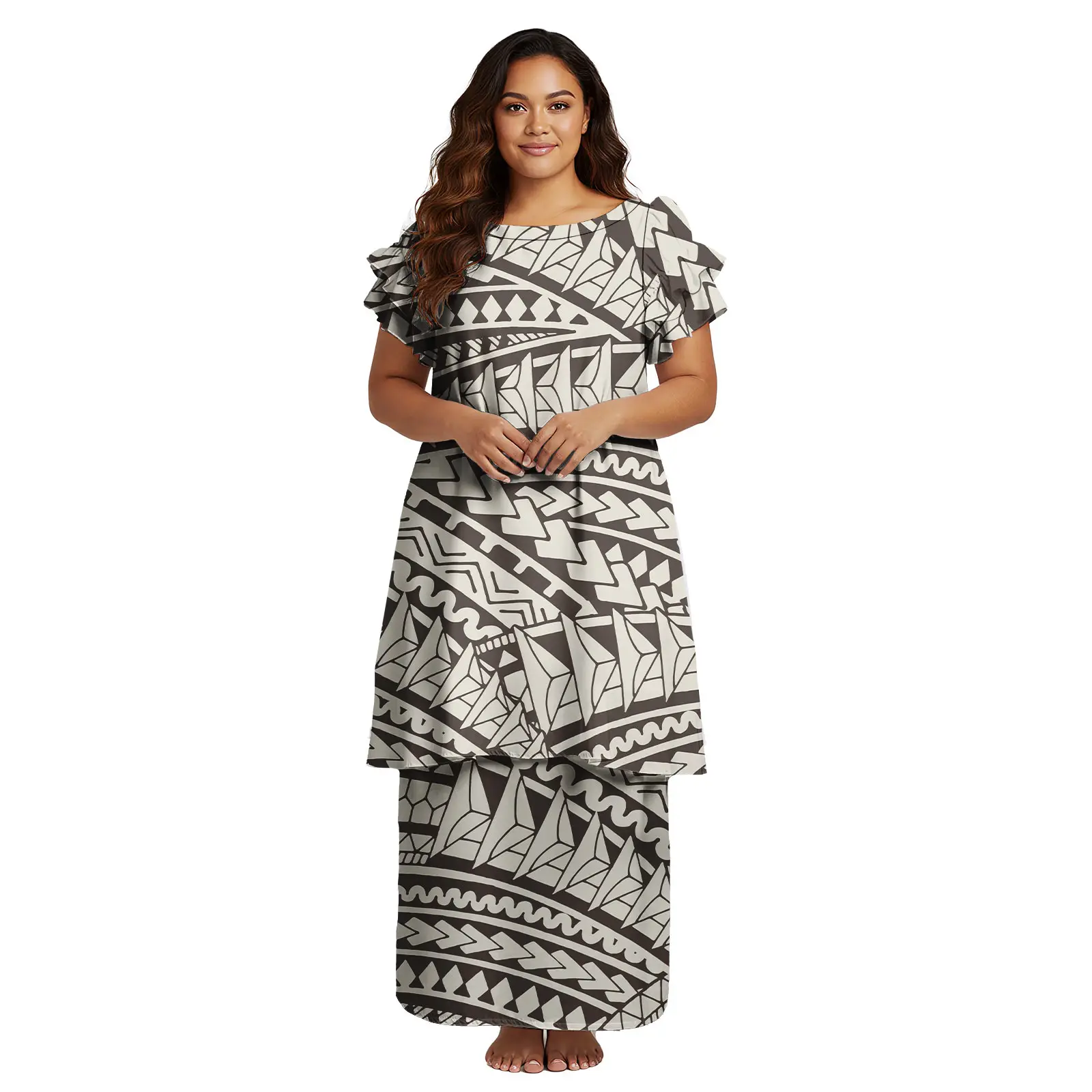 Новейший полинезийский этнический наряд для женщин - Фотография_5