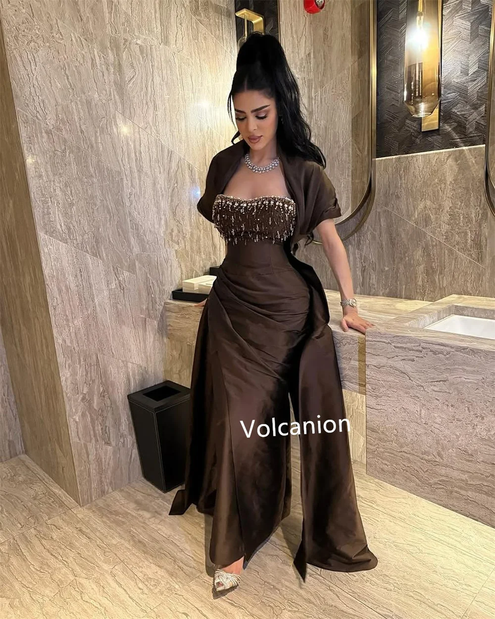 Плиссированные платья миди без - Фотография_2