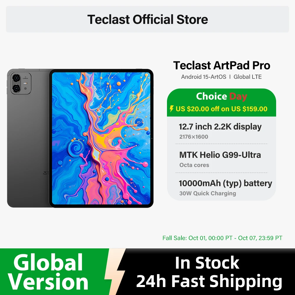 Мировая премьера teclast artpad pro 12