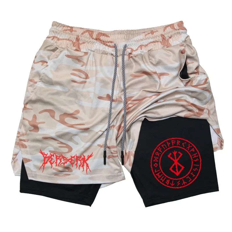 Мужские двухслойные шорты - Фотография_6