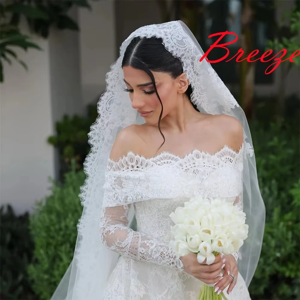 Белое кружевное свадебное платье - Фотография_4