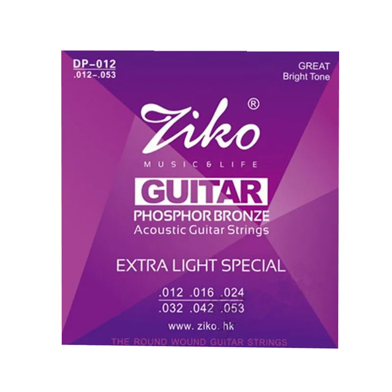 Струны для акустической гитары ziko dp012-053