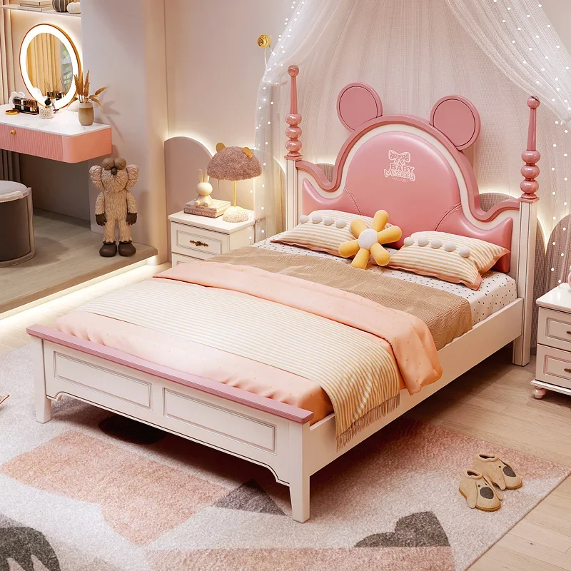 Современная двуспальная кровать для европейских девочек - Фотография_2