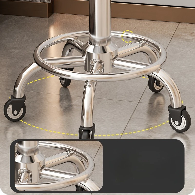 Регулируемый вращающийся табурет - Фотография_5