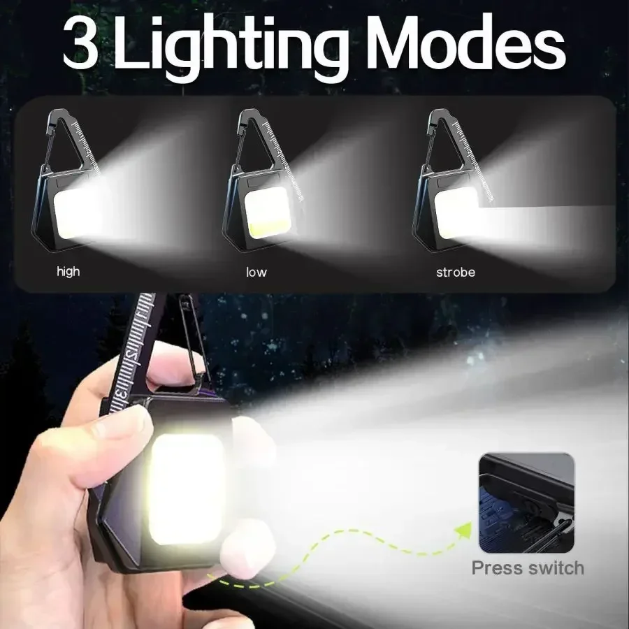 Супер яркий брелок cob рабочий - Фотография_3