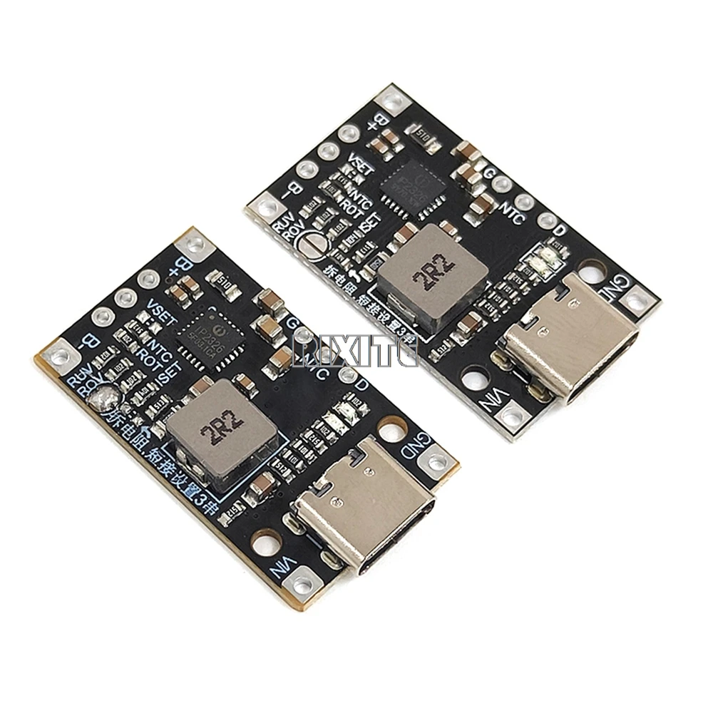 Модуль повышения зарядки литиевой батареи type-c usb 2-3s bms 15 вт 8 - Фотография_2