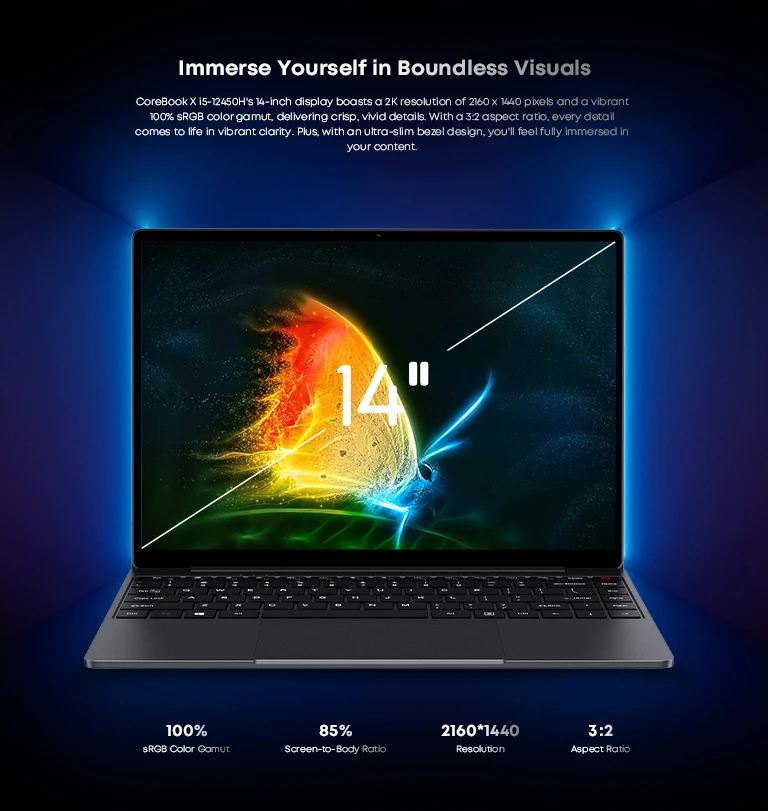 Игровой ноутбук chuwi corebook x intel core i5 12450h - Фотография_2