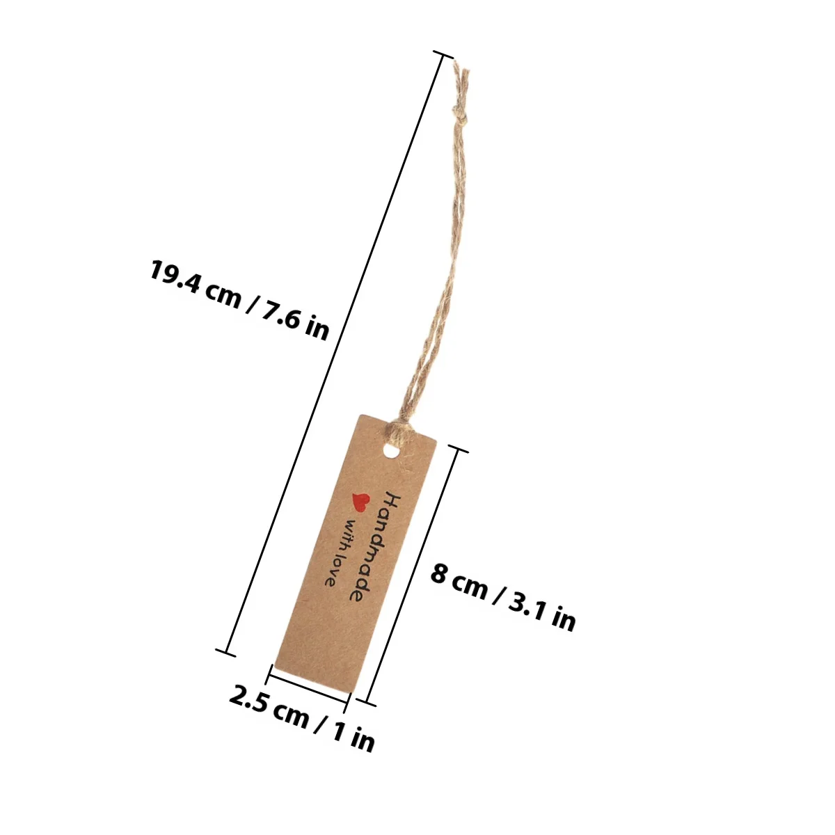 Подвесные бирки из крафт-бумаги - Фотография_2