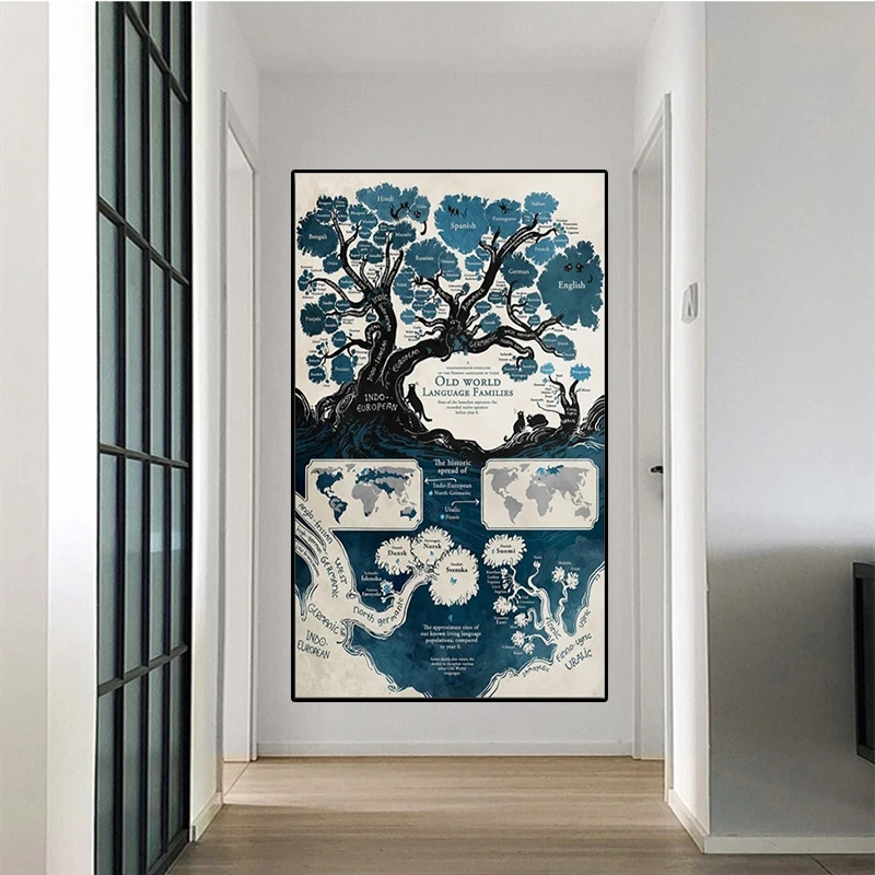 100*150 см карта мира нетканый - Фотография_4