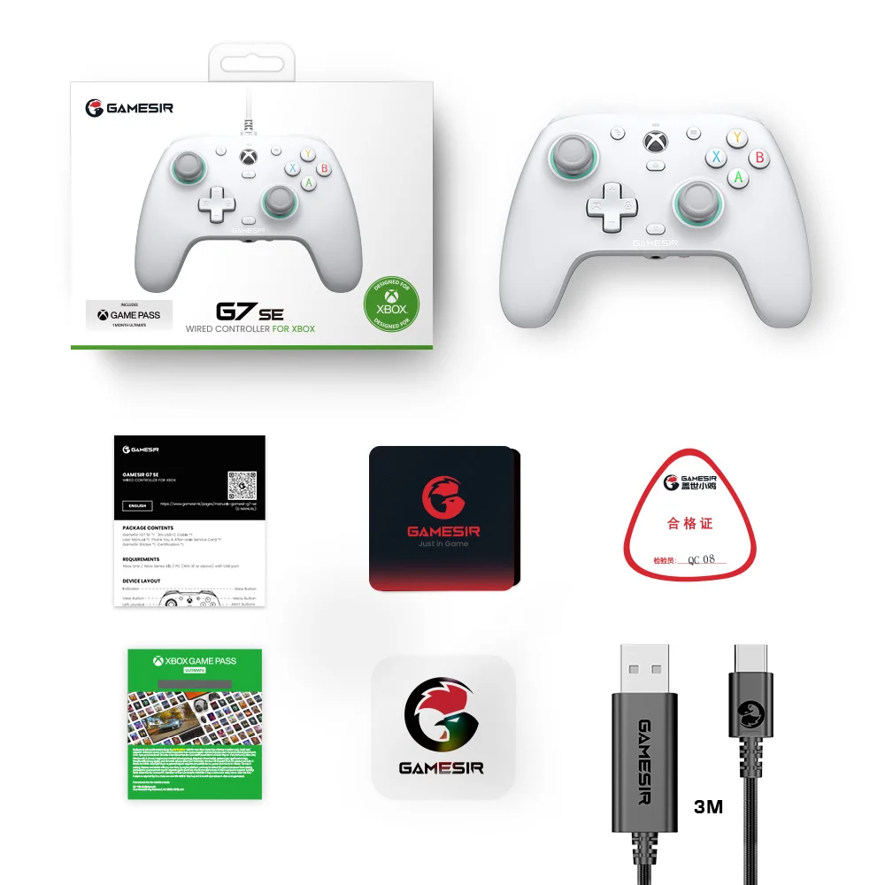 Gamesir g7 se игровой контроллер xbox проводной геймпад для xbox series x - Фотография_6
