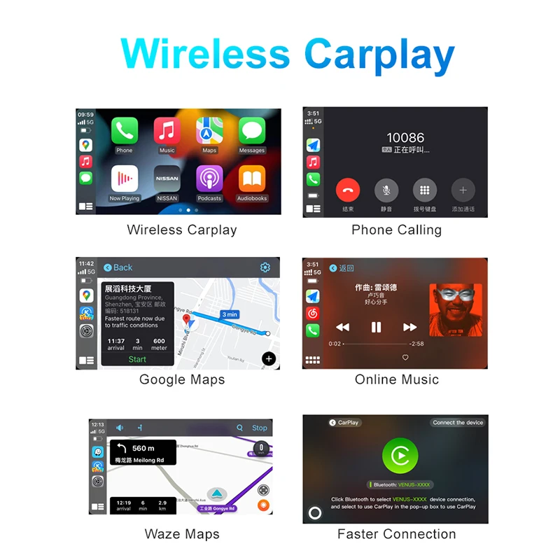 X-yuns smart carplay ai box беспроводной - Фотография_4