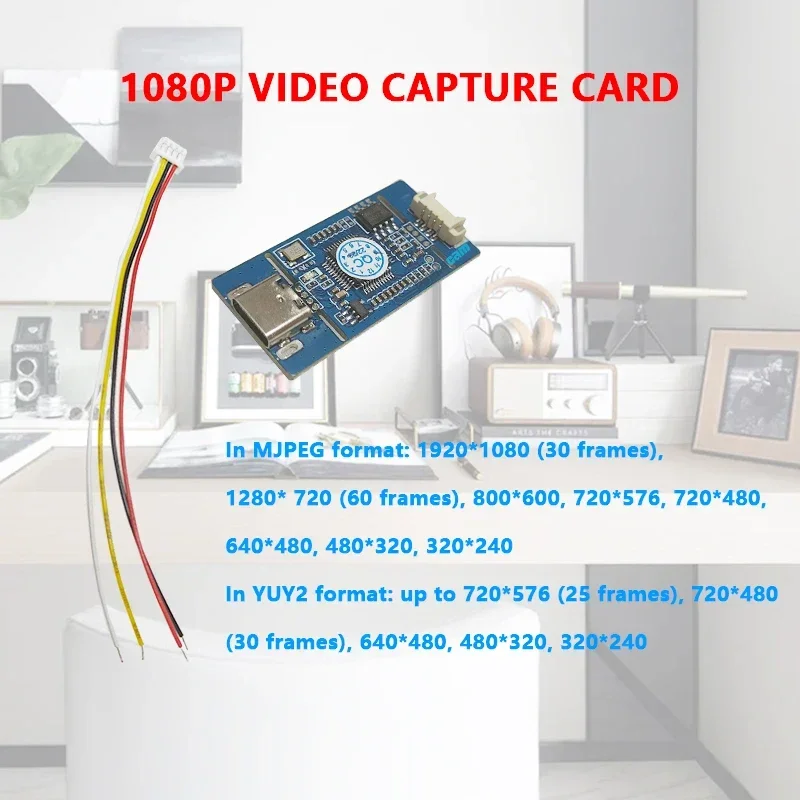 Cvbs к usb-захват av cvbs аналоговый сигнал s-video-сигнал к цифровому usb - Фотография_5