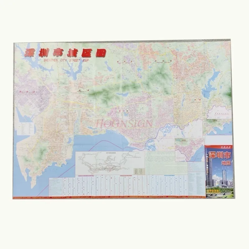 Карта шэньчжэня китайско-английский