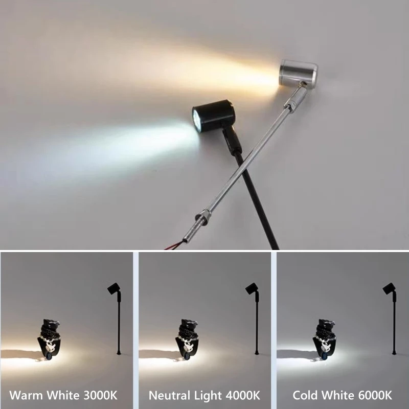 Ac110-240v светодиодный мини-прожектор для шкафа - Фотография_4