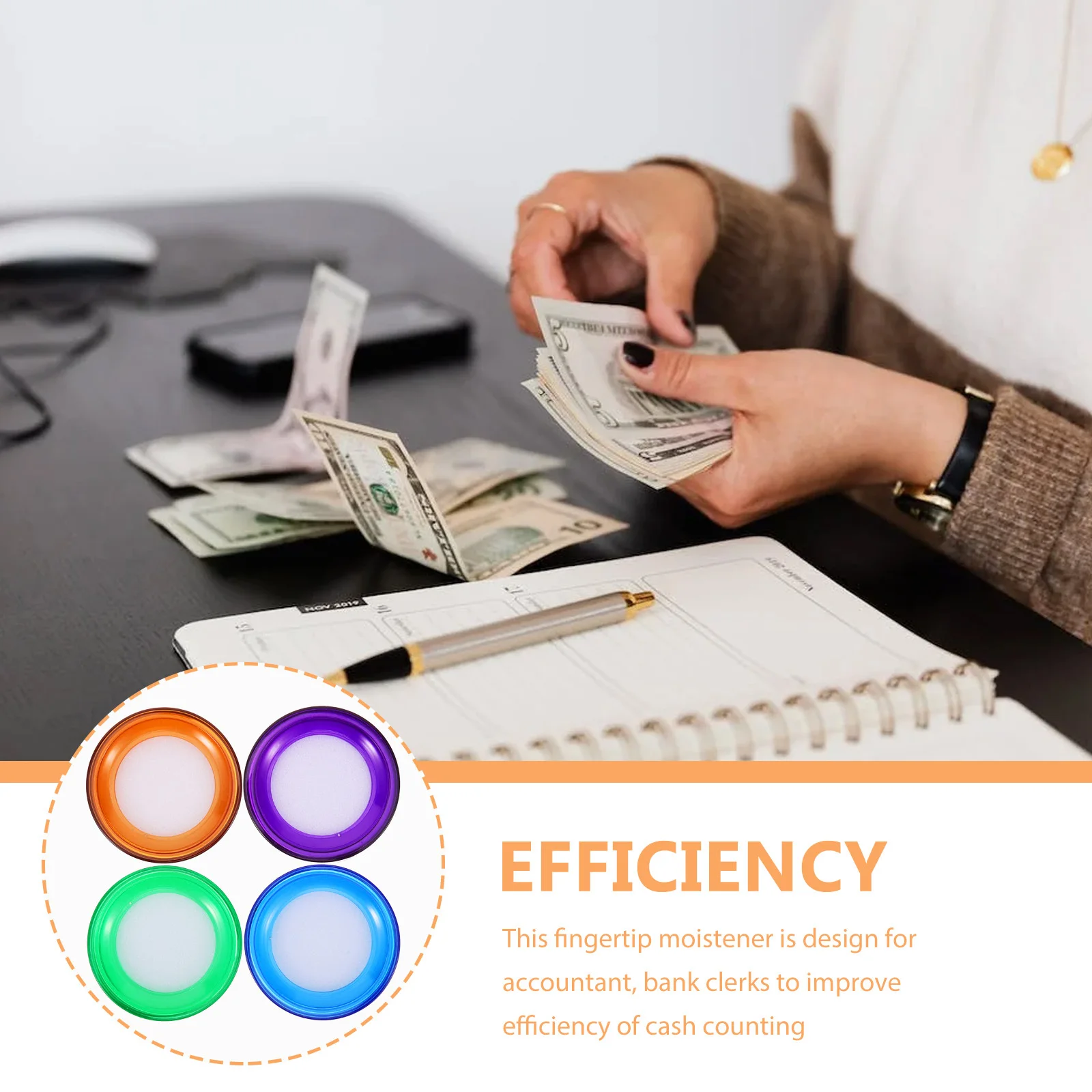 Влажные губки для подсчета наличных денег - Фотография_3