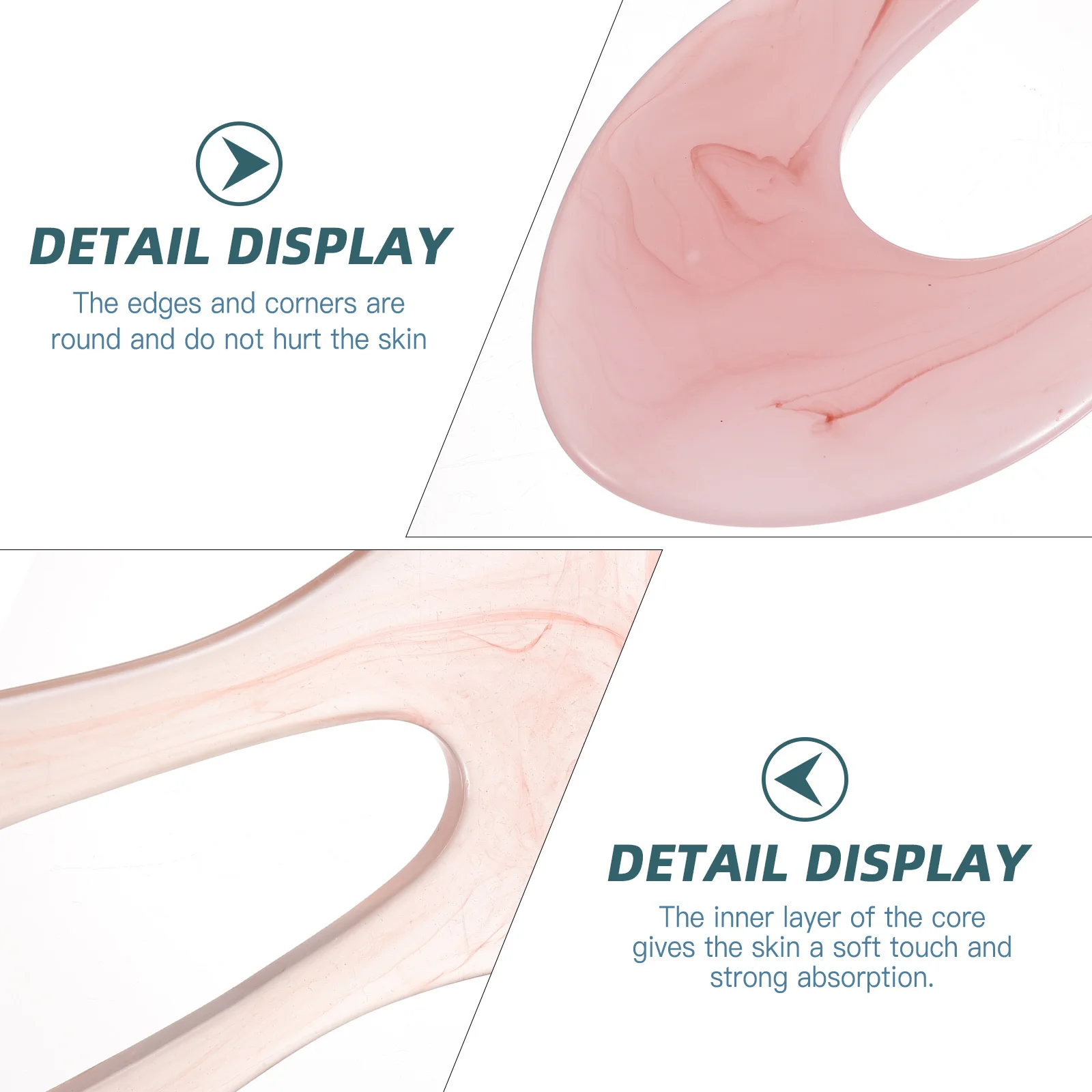 Скребковые доски гуа ша из натурального материала - Фотография_3