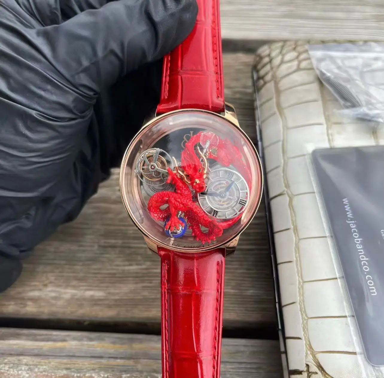 Ограниченная серия часов jaco tourbillon celestial series dongfang long - Фотография_3