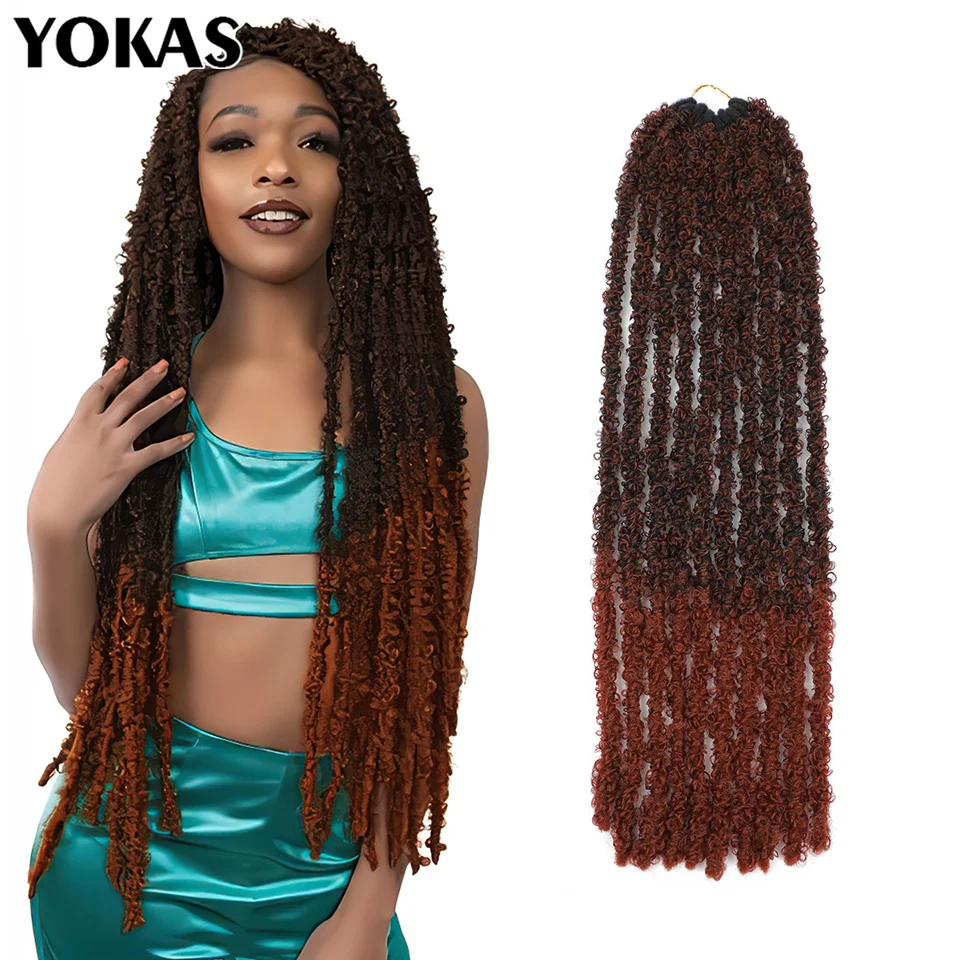 Наращивание волос крючком с бабочками