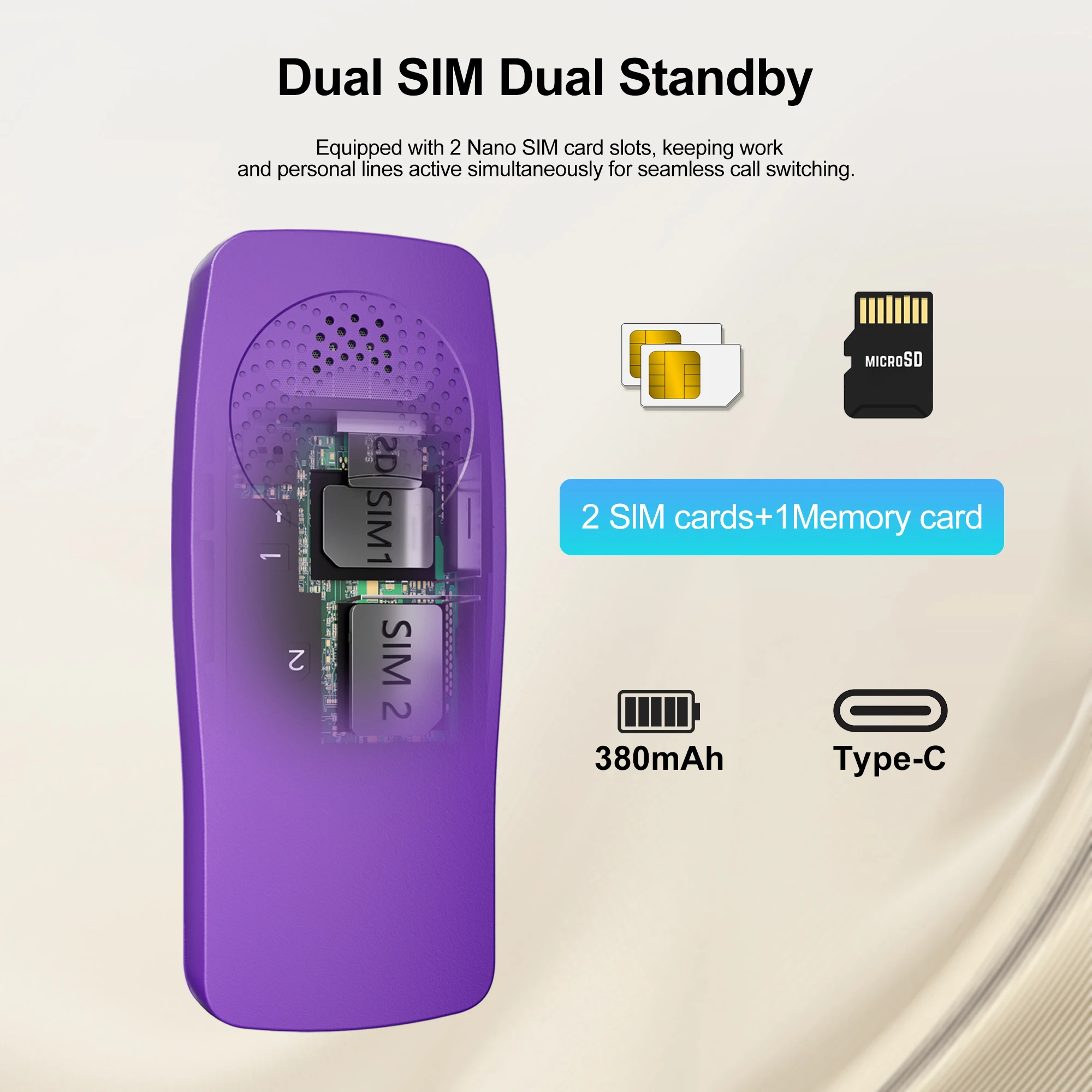 Servo bm80 мини-мобильный телефон с двумя sim-картами - Фотография_3